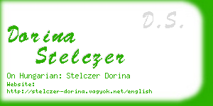 dorina stelczer business card